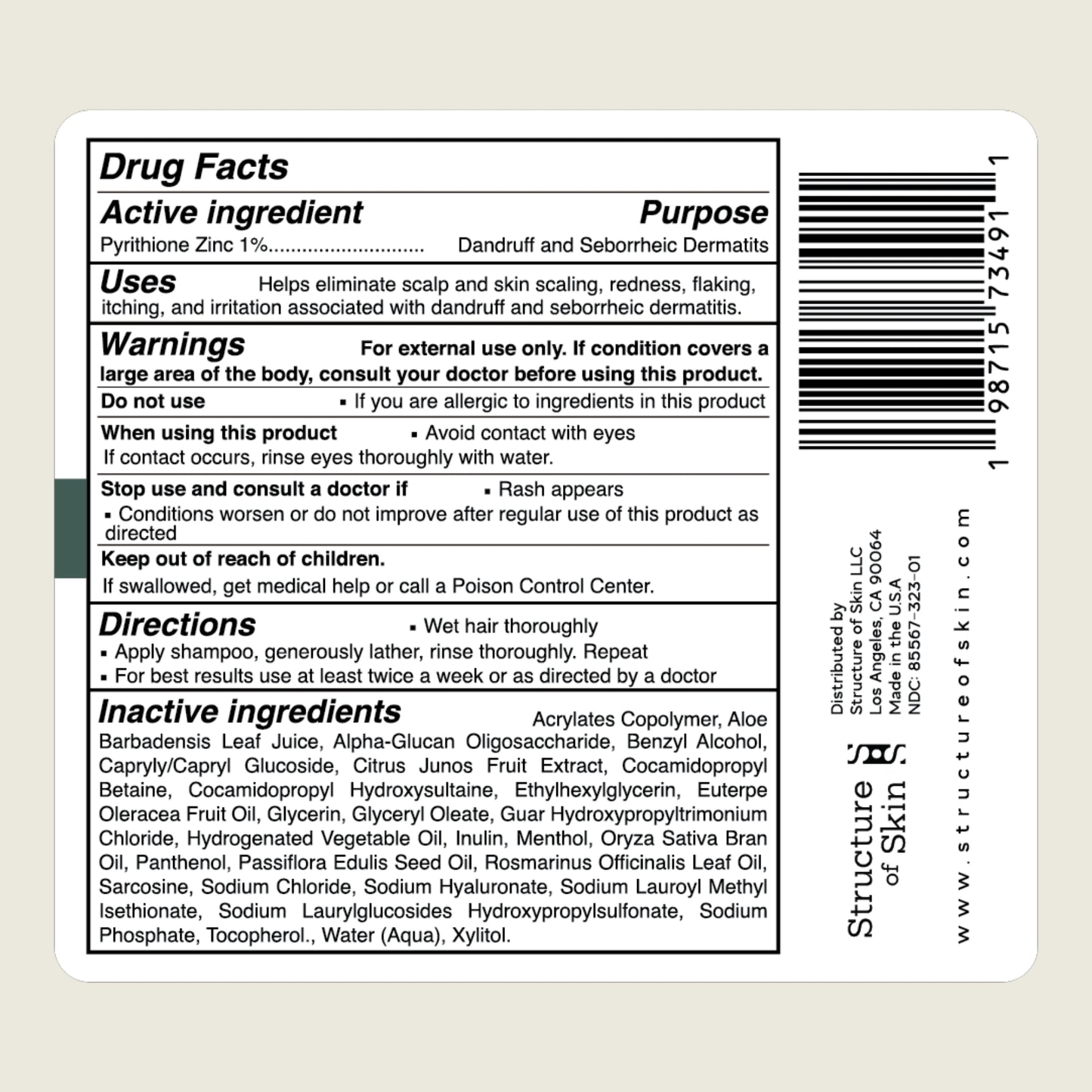 Soothing Anti-Dandruff Shampoo
